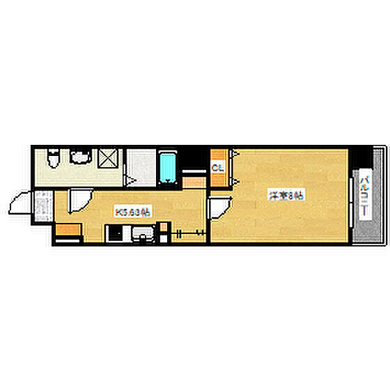 広島県広島市中区千田町３丁目(賃貸マンション1K・8階・29.77㎡)の写真 その2