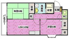 広島県安芸郡海田町南本町（賃貸マンション2LDK・2階・56.05㎡） その2