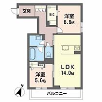 広島県広島市安佐南区川内１丁目（賃貸アパート2LDK・2階・65.58㎡） その2