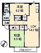 広島県広島市安佐北区三入南２丁目（賃貸アパート2LDK・1階・61.60㎡） その2