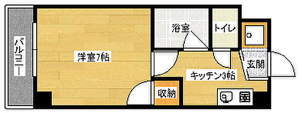 広島県広島市安佐南区東原１丁目(賃貸マンション1K・4階・23.68㎡)の写真 その2