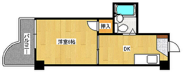 広島県広島市安佐南区西原２丁目(賃貸マンション1DK・2階・20.25㎡)の写真 その2