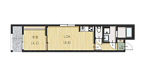 広島県広島市中区吉島東１丁目（賃貸アパート1LDK・3階・31.80㎡） その2