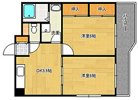 広島県広島市西区上天満町（賃貸マンション2LDK・2階・44.90㎡） その2