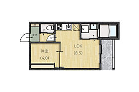 広島県広島市安佐南区大町東１丁目（賃貸アパート1LDK・1階・30.03㎡） その2