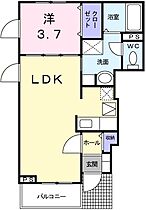 広島県広島市安佐南区祇園４丁目（賃貸アパート1LDK・1階・37.13㎡） その2