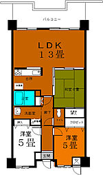 間取図画像 3LDK