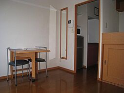 広島電鉄5系統 比治山下駅 徒歩19分の賃貸アパート 2階1Kのリビング/ダイニング