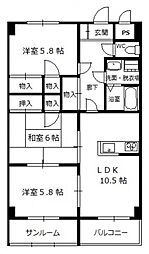 毘沙門台駅 9.5万円