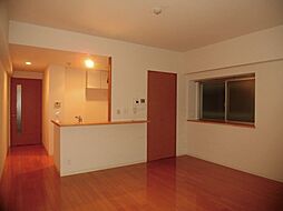 広島電鉄2系統 土橋駅 徒歩3分の賃貸マンション 4階ワンルームのリビング/ダイニング