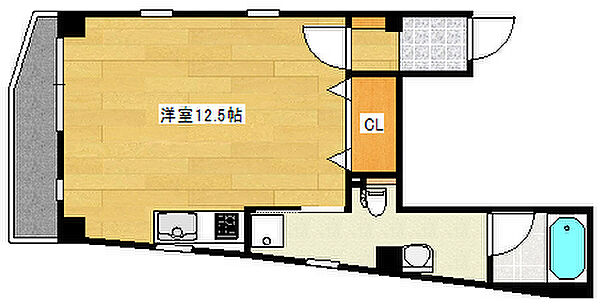 広島県広島市西区己斐本町１丁目(賃貸マンション1R・3階・31.50㎡)の写真 その2