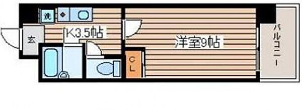 広島県広島市中区舟入南４丁目(賃貸マンション1K・4階・25.20㎡)の写真 その2