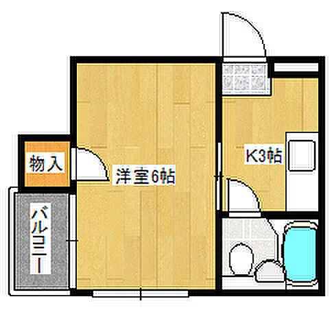 広島県広島市中区舟入南４丁目(賃貸マンション1K・2階・17.32㎡)の写真 その2