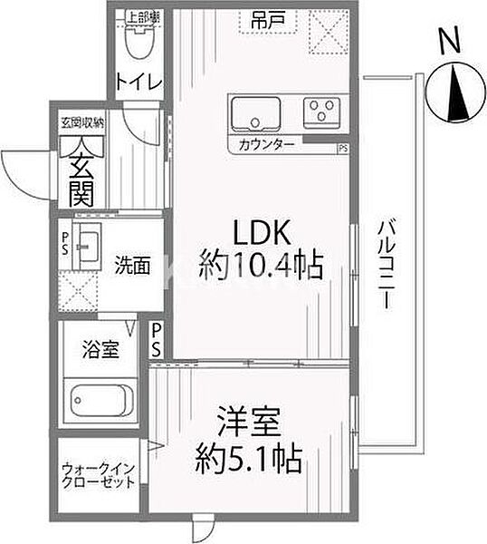 マノワール今里 301｜大阪府大阪市東成区大今里1丁目(賃貸アパート1LDK・3階・37.83㎡)の写真 その2