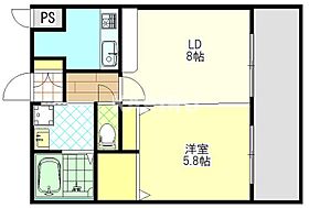 ラフィーネ今里 301 ｜ 大阪府大阪市東成区大今里西3丁目6-3（賃貸マンション1LDK・3階・35.00㎡） その2