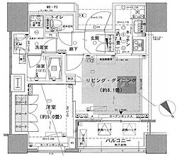 間取図画像 1LDK
