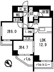 間取図画像 2SLDK
