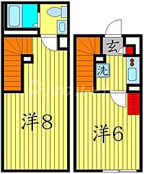 ラヴィーダ東長崎 1階1SKの間取り