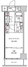 SAKURA AXIS NAKAITABASHI 1DKの間取図画像