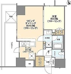 シティハウス西池袋 1LDKの間取図画像