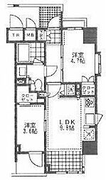 プライムアーバン池袋 2LDKの間取図画像