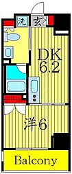 COSMOSREID池袋Residence 1DKの間取図画像