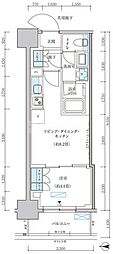 パークアクシス池袋イースト 1LDKの間取図画像