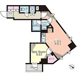 池袋WESTGARDEN 1LDKの間取図画像