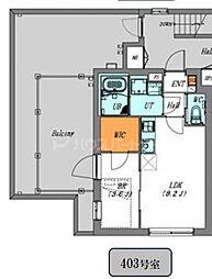 LUORE東武練馬 1LDKの間取図画像