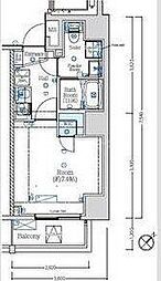 MAXIV常盤台TRE 1Kの間取図画像