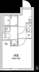 グランパーク大山 1Kの間取図画像