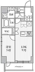 シーズンフラッツ滝野川 1LDKの間取図画像