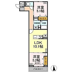 間取図画像 1LDK