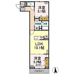 物件の間取り