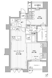 メゾン クロロ 2LDKの間取図画像