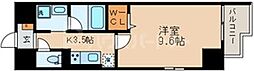 ジュネス3 1Kの間取図画像