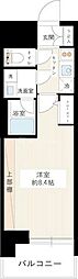 フュージョナル王子ハイズ 1Kの間取図画像