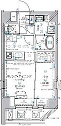ディアレイシャス赤羽 1LDKの間取図画像