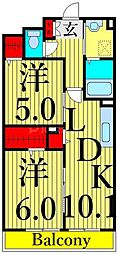 GRANSQUARE 2LDKの間取図画像