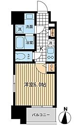 KDXレジデンス大山 1Kの間取図画像