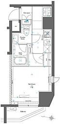 AZEST板橋本町 1Kの間取図画像