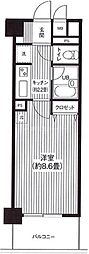 プリマベーラ王子 1Kの間取図画像
