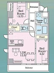 物件の間取り