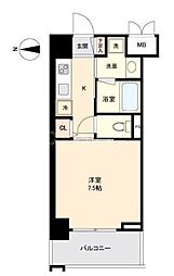 Primal板橋本町 1Kの間取図画像