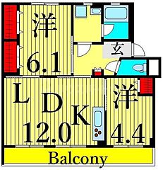物件の間取り