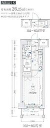 リライア東武練馬 1Kの間取図画像
