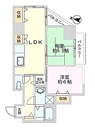 ライオンズマンション大山氷川町 2LDKの間取図画像