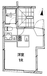 creal板橋氷川町 ワンルームの間取図画像