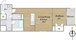 間取図画像 1LDK