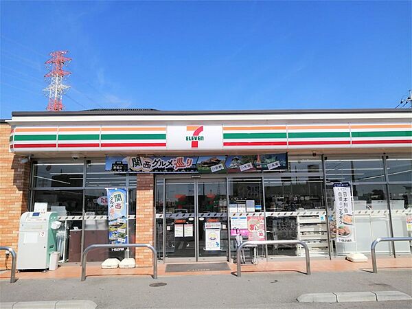 画像17:セブンイレブン 宇都宮簗瀬城東小前店（447m）